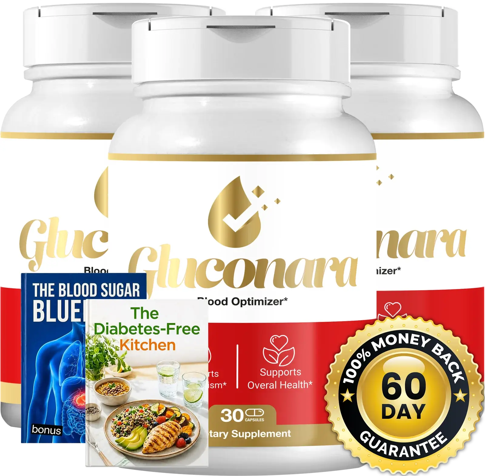 Three bottles of Gluconara