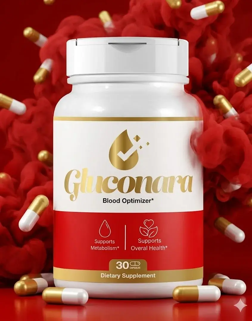 Customer holding Gluconara bottle